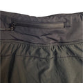 Black Lululemon women's skirt with built-in shorts, size 8, featuring a sleek, athletic design and comfortable fit.