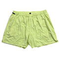 Lululemon T.H.E. Short Training Camo in neon yellow, men's XXL, lightweight athletic shorts with camouflage pattern.