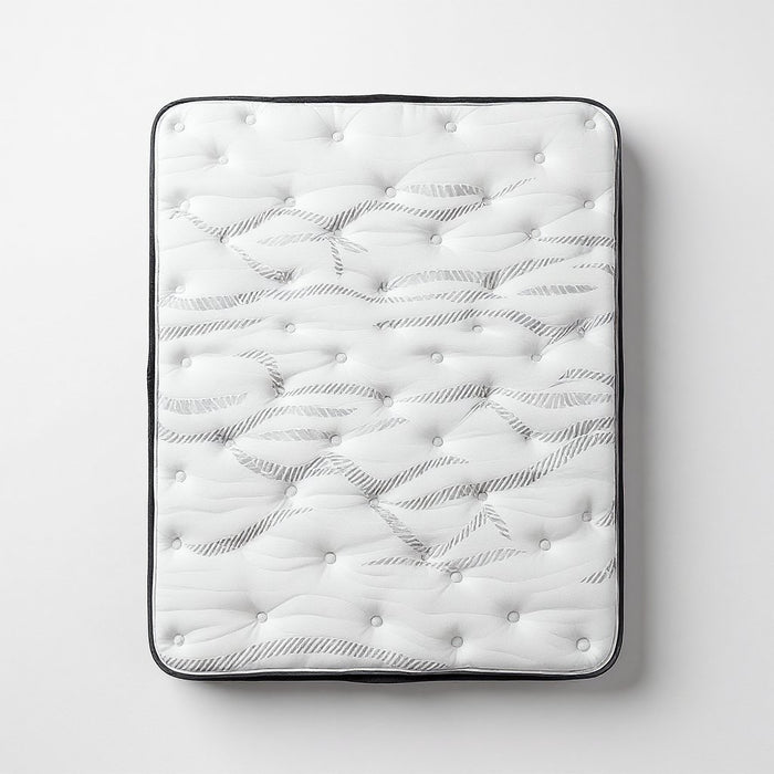 Luna Premium Foam Mattress, top-down view of the quilted pillowtop