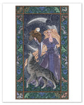 Luna the Moon Goddess Illustration