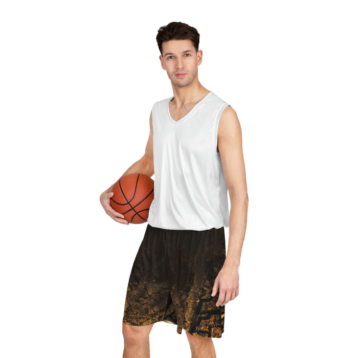 M Basketball Shorts White