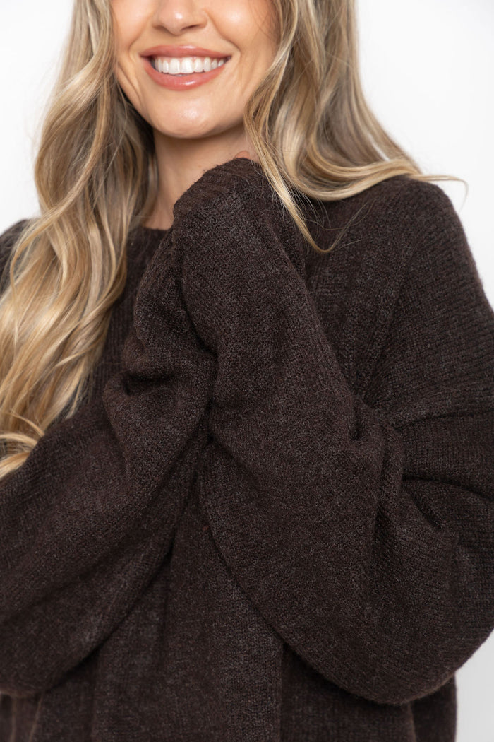 Mara Knit Jumper - Chocolate