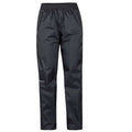 Men's Marmot waterproof rain pants in black, eco-friendly Prcp model, Men's XL, designed for outdoor wet weather conditions.