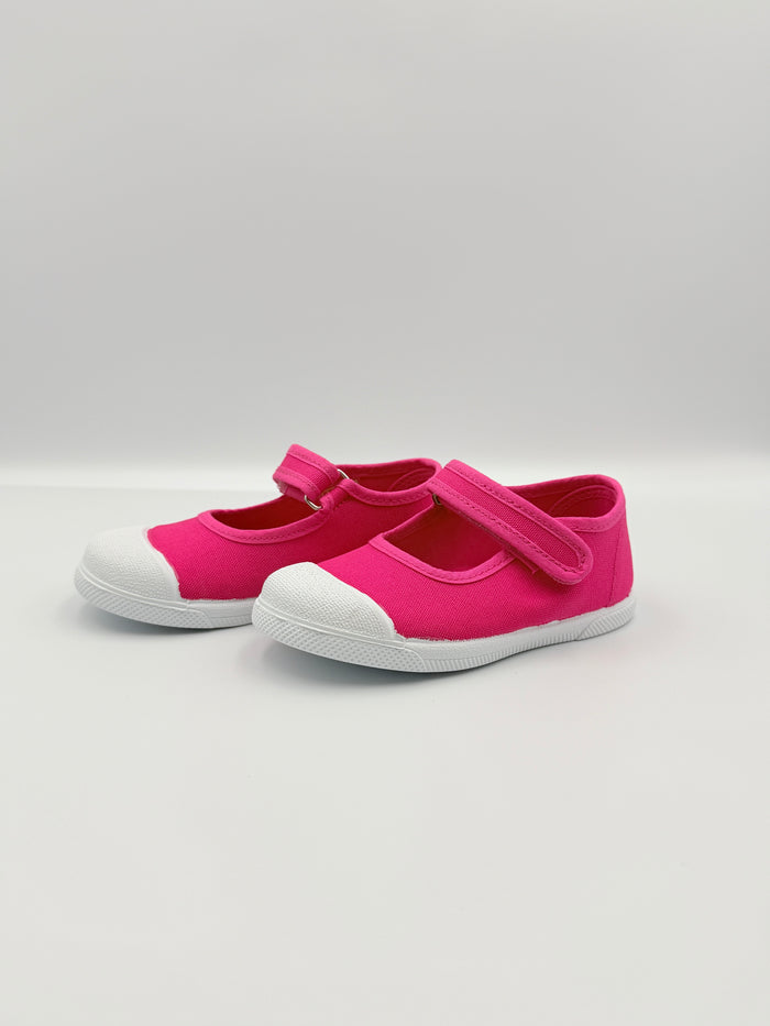 Mary Jane 'Cap Toe' Fuchsia