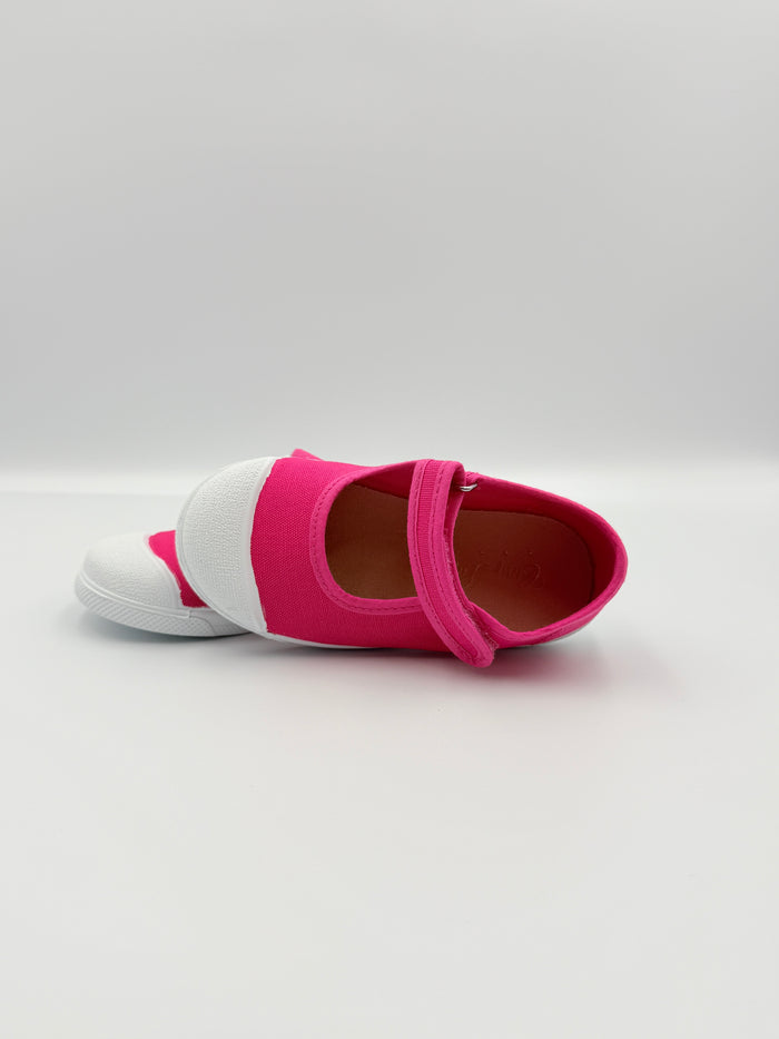 Mary Jane 'Cap Toe' Fuchsia