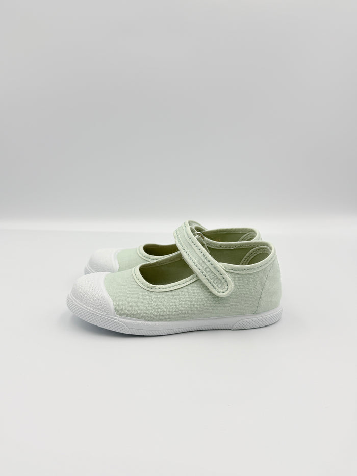 Mary Jane 'Cap Toe' Sage