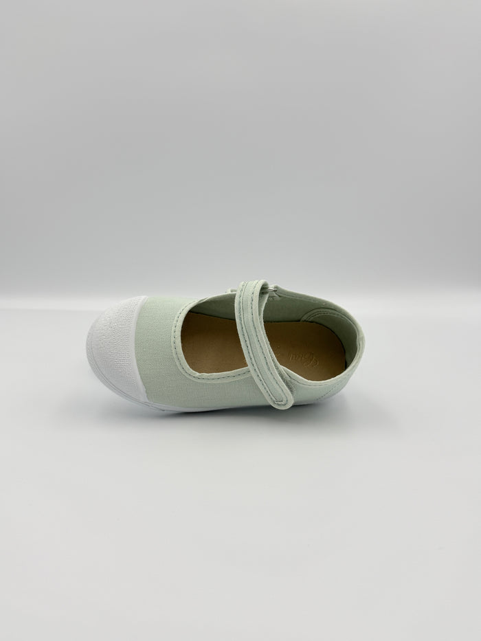 Mary Jane 'Cap Toe' Sage
