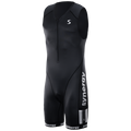 Men's Elite Sleeveless Tri Suit - Carbon Compound - Front