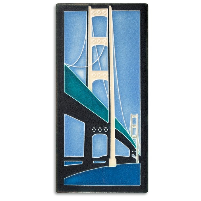 Blue Mighty Mac 4x8 #4844 by Motawi.