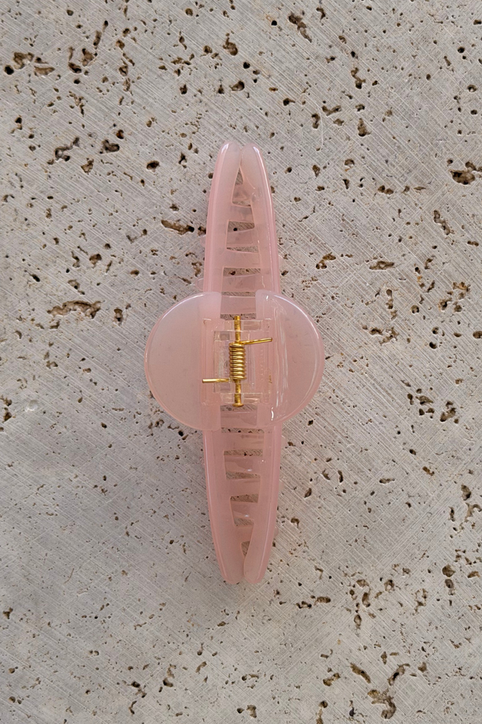 Milani Acetate Loop Hair Claw Clip - Pink - The Self Styler