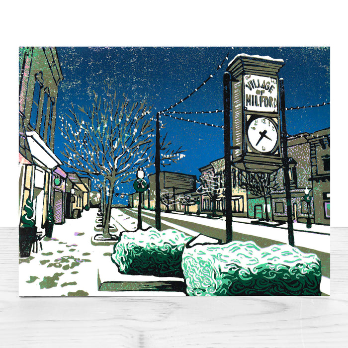 Milford Lights Reproduction Print