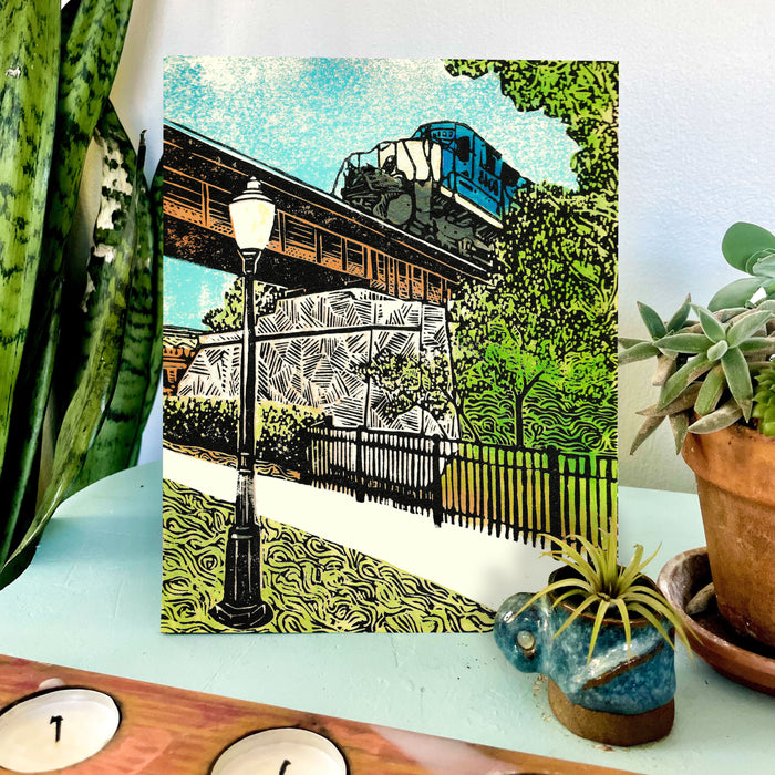 Milford Train Reproduction Print