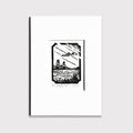 Mini Mighty Mac Original Block Print
