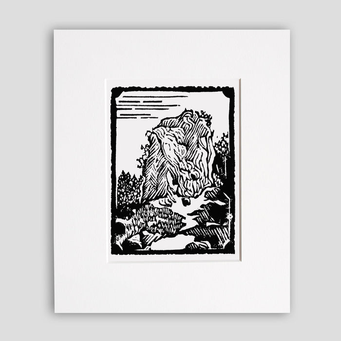 Mini Sugar Loaf Original Block Print