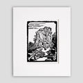 Mini Sugar Loaf Original Block Print