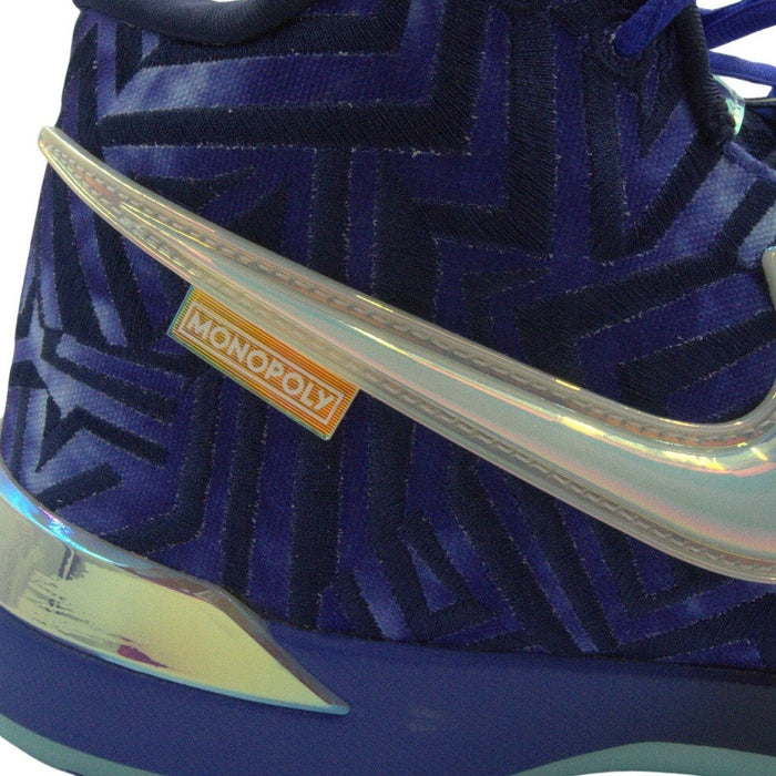 Nike Monopoly X Zoom LeBron NXXT Genesis basketball shoes in Persian Violet, men's size 11, new without tags, with purple and black design