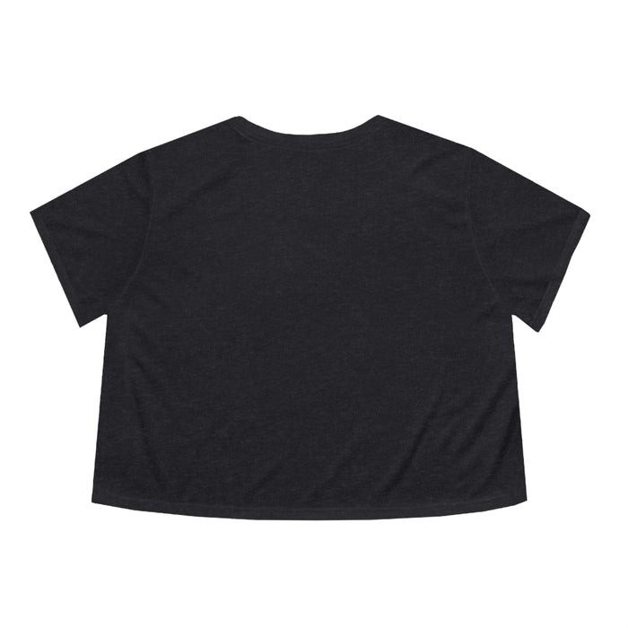 MoYoBo Women's Flowy Cropped Tee, Dark