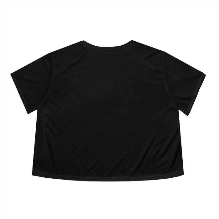 MoYoBo Women's Flowy Cropped Tee, Dark