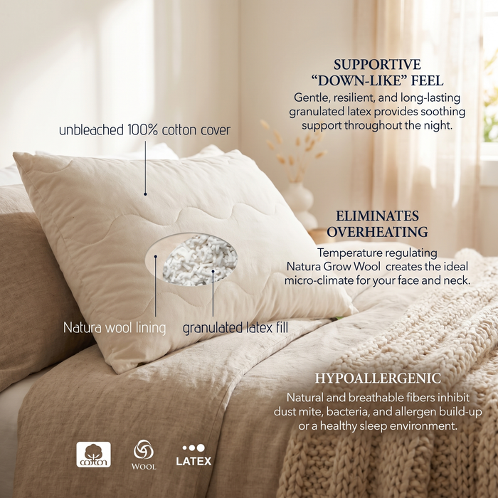 Natura Dream Mate Pillow, view 5 - Mattress Miracle Brantford