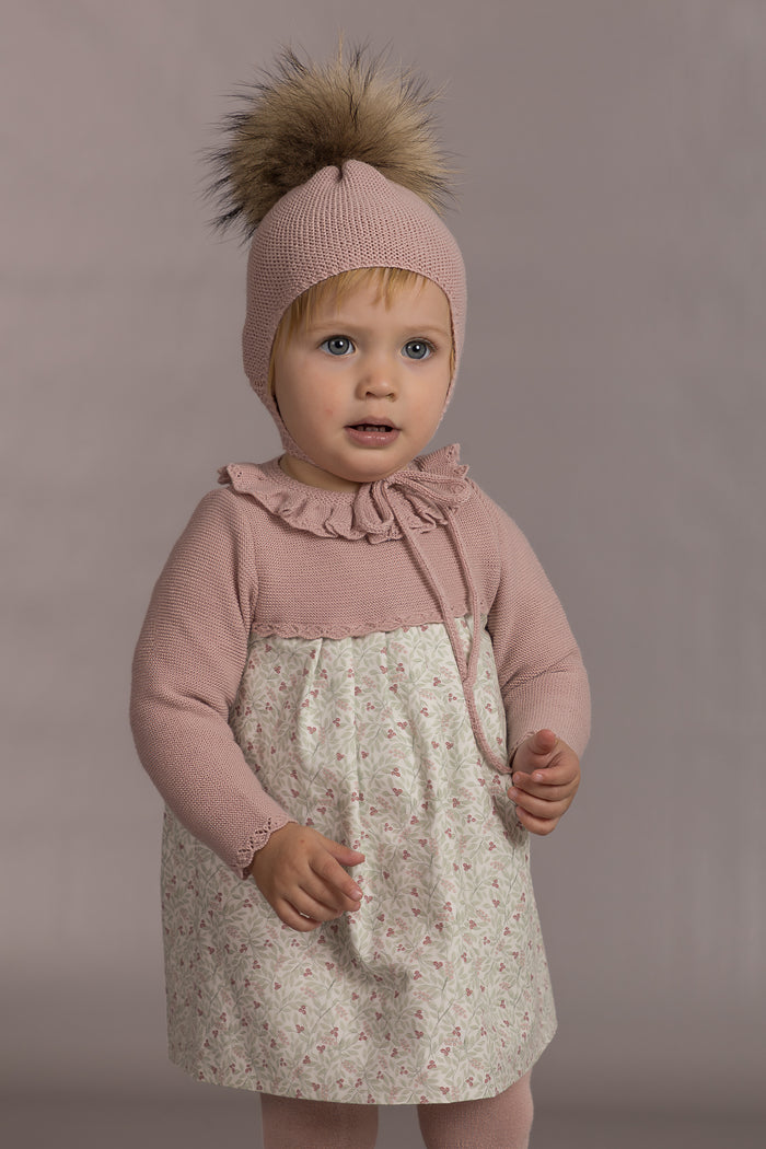 Newborn Dress Floral- 2pc