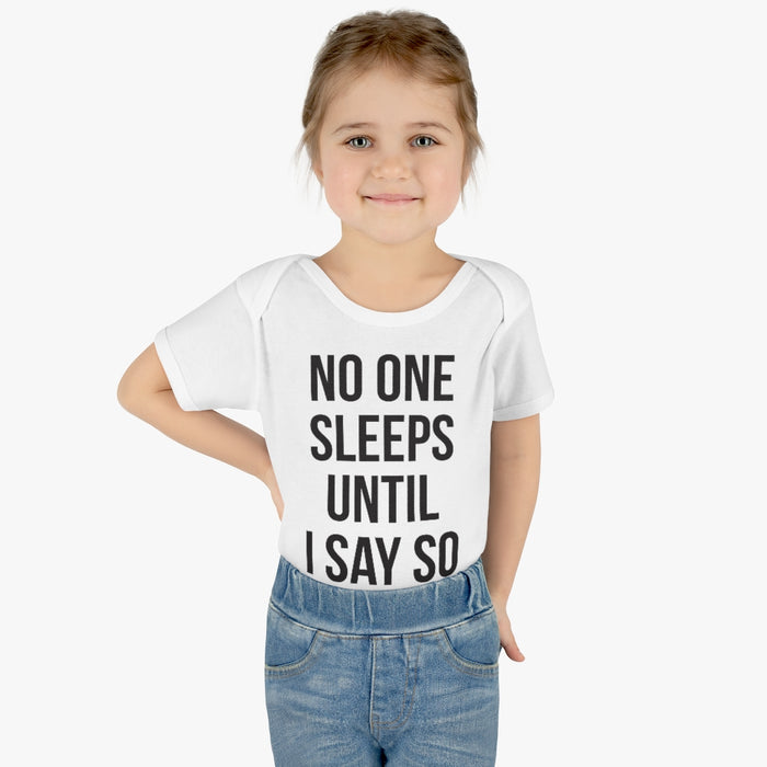 No One Sleeps! Infant Onesie