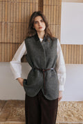 Petite Studio's Noah Wool Vest in Ash Brown