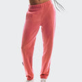 On Cloud women's red Club pants joggers in size XL, featuring a comfortable fit and stylish design.