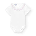 Onesie 'Embroidered Collar' Pink