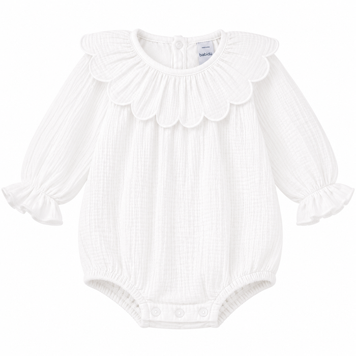 Onesie 'Muslin Bubble' White