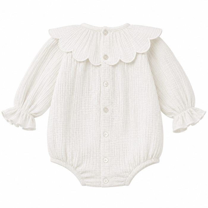Onesie 'Muslin Bubble' White