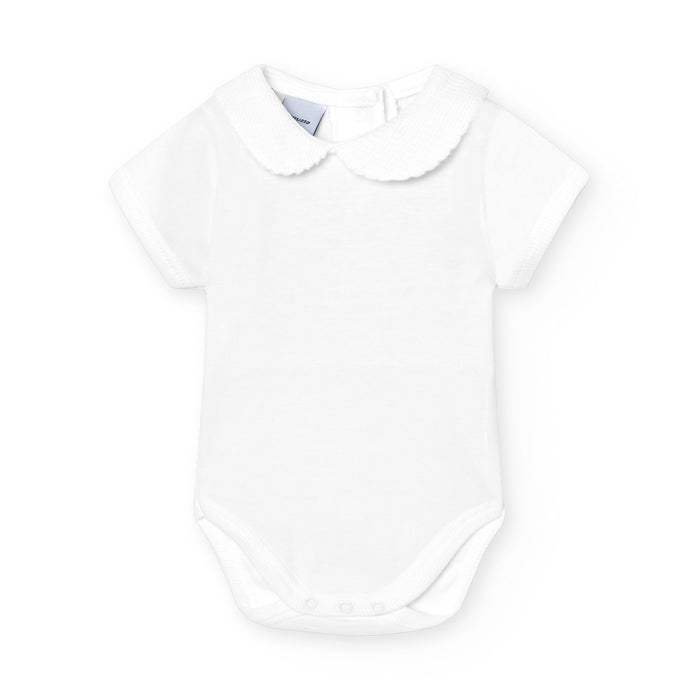 Onesie 'Piquet Collar' White