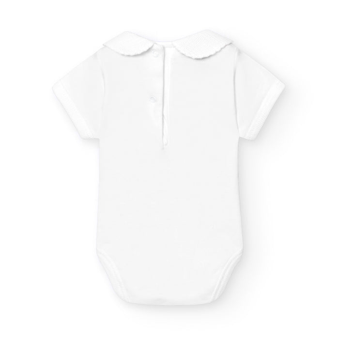 Onesie 'Piquet Collar' White