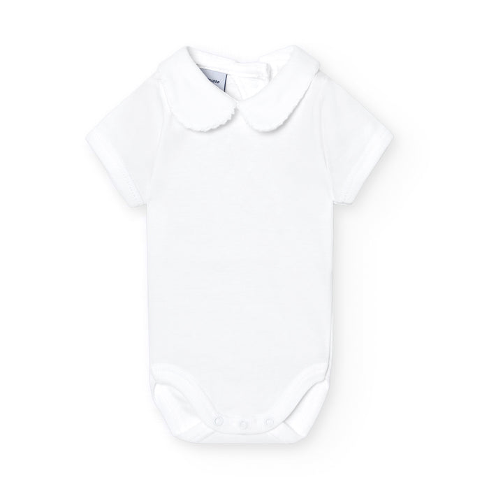 Onesie 'Rounded Collar' White