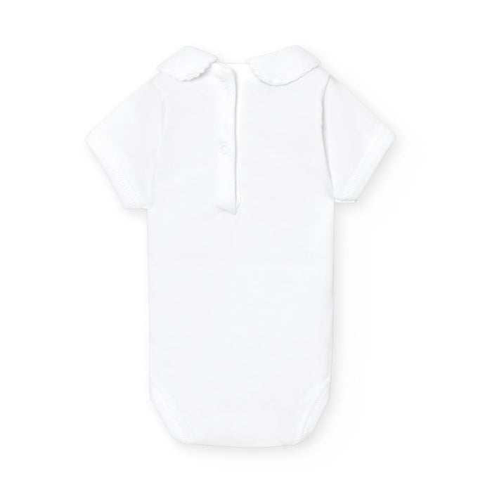 Onesie 'Rounded Collar' White