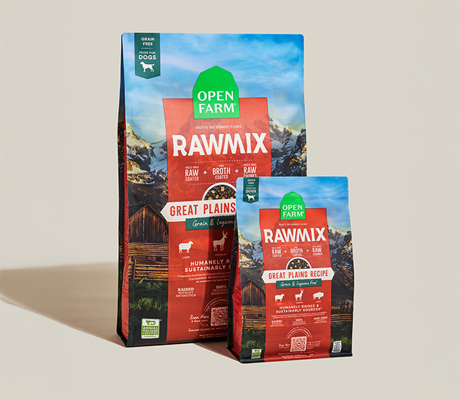 Open Farm RawMix Great Plains Grain-Free Dog Kibble