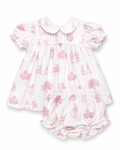Outfit 'Toile de Jouy' Pink