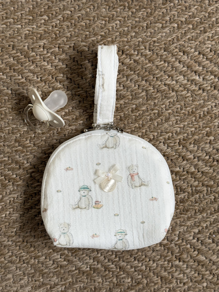 Pacifier Holder Bag Teddy