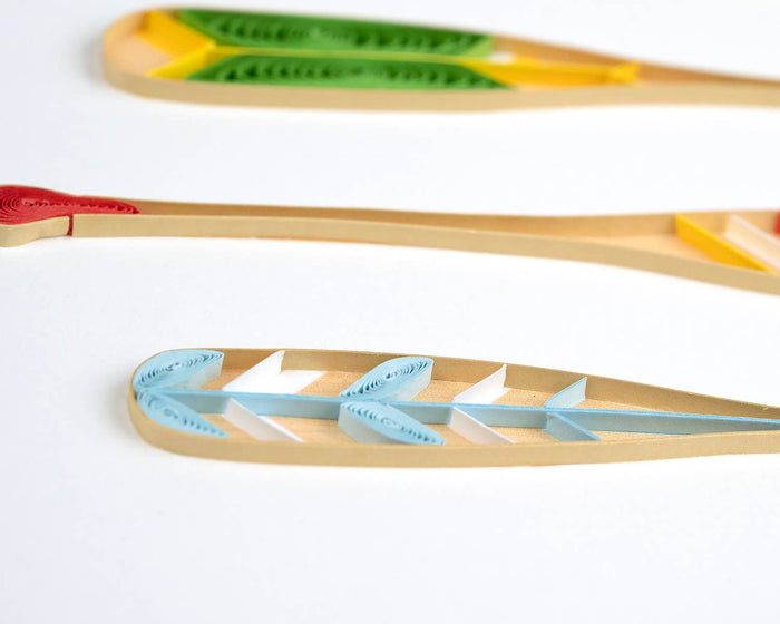 Painted Canoe Paddles