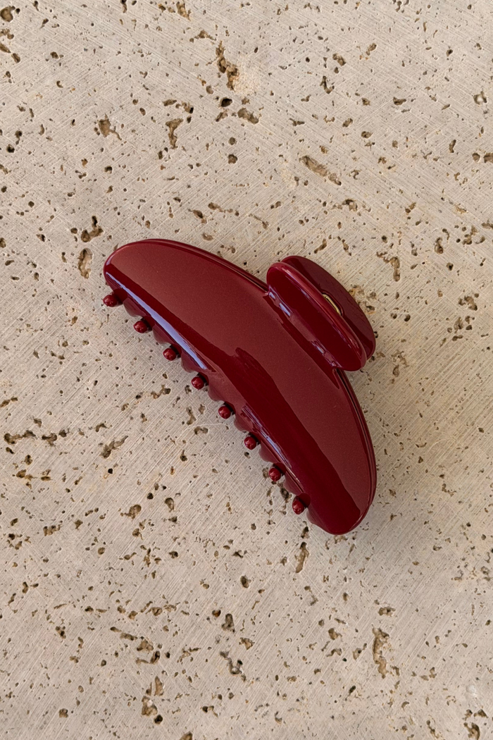 Paloma Hair Claw Clip - Sangria Shimmer - The Self Styler
