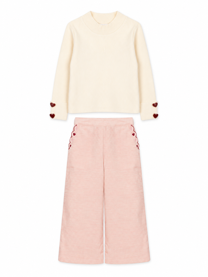 Pant Set 'Hearts'