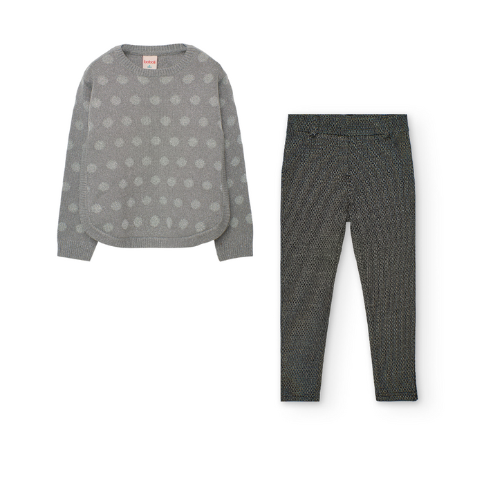 Pant Set Silver