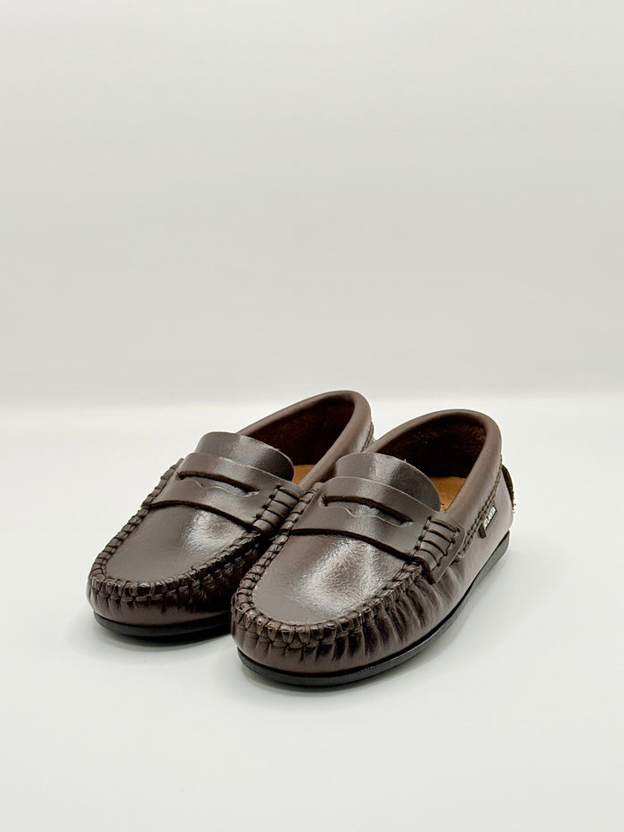 Penny Loafer Moccasins Dark Brown
