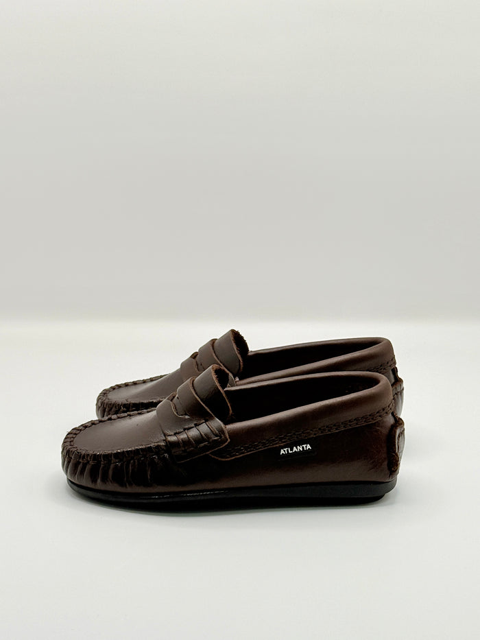 Penny Loafer Moccasins Dark Brown