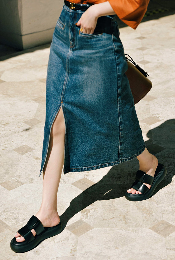 Petite Studio's Pippa Denim Skirt