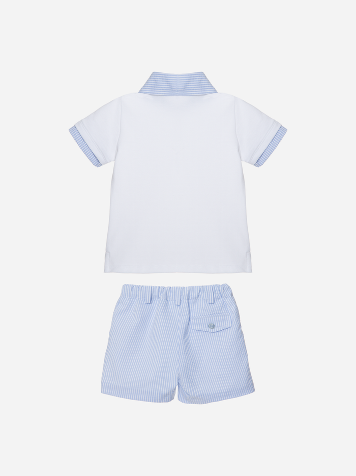 Pique Jersey Polo Set