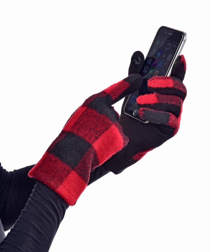 Plaid Gloves