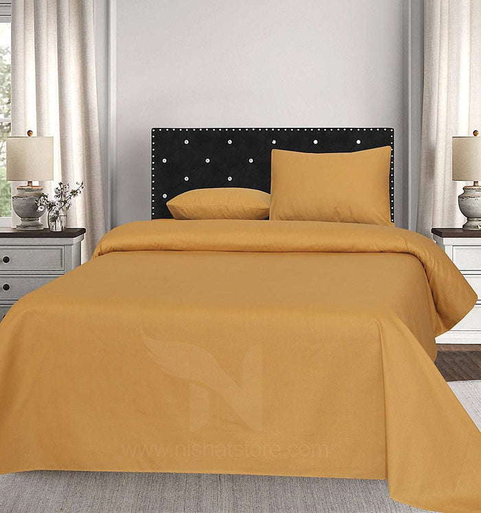 Plain Double Bed Sheet Design NC-S 140 - Nishat Creative Store