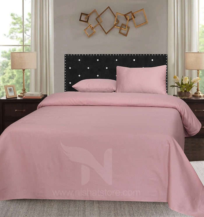 Plain Double Bed Sheet Design NC-S 153 - Nishat Creative Store