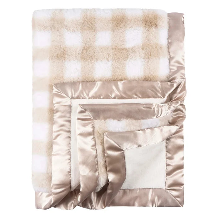 Plush Checkered Blanket