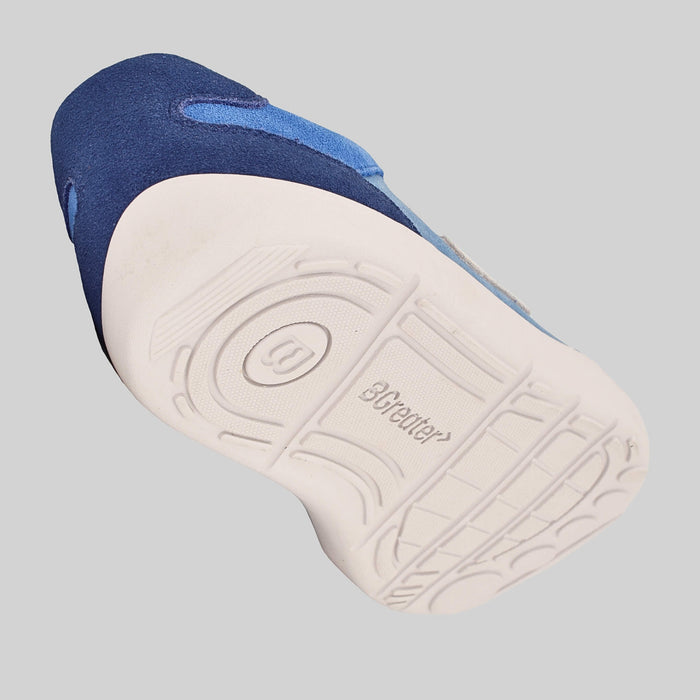 Kids Suede Trainer Blue - Floating